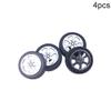 Juvielich RC Car Wheel Tires 1.02" RC Car Drift Wheels RC Tires Wheel Rims Crossing Plastic Off-Road Parts Car Truck Model Wheel Black 4PCS view 4