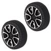 Juvielich RC Car Wheel Tires 1.18" RC Car Drift Wheels RC Tires Wheel Rims Crossing Plastic Off-Road Parts Car Truck Model Wheel Black 2PCS view 1