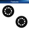 Juvielich RC Car Wheel Tires 1.18" RC Car Drift Wheels RC Tires Wheel Rims Crossing Plastic Off-Road Parts Car Truck Model Wheel Black 2PCS view 3