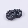 Juvielich RC Car Wheel Tires 1.18" RC Car Drift Wheels RC Tires Wheel Rims Crossing Plastic Off-Road Parts Car Truck Model Wheel Black 4PCS view 3