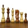 3.5" Russian Zagreb Chess Pieces Set only | Luxury Unique Chess Set in Golden Rosewood | Best Gift for Him or Her | Chess Moscow view 1
