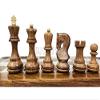 3.5" Russian Zagreb Chess Pieces Set only | Luxury Unique Chess Set in Golden Rosewood | Best Gift for Him or Her | Chess Moscow view 2