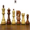 3.5" Russian Zagreb Chess Pieces Set only | Luxury Unique Chess Set in Golden Rosewood | Best Gift for Him or Her | Chess Moscow view 4