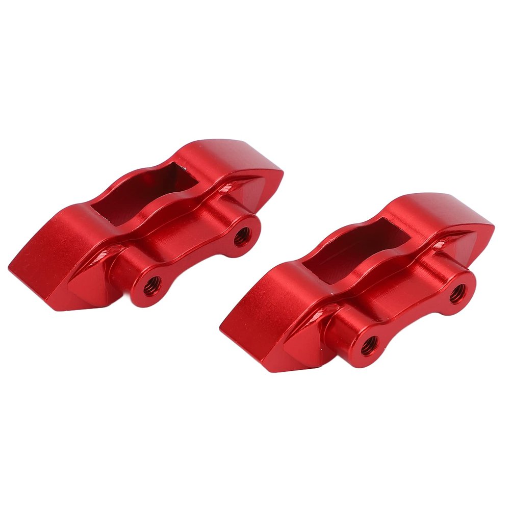 VGEBY Brake Caliper,2pcs/Set Metal Front Rear Brake Disc Calipers Disc Brake Front Rear Disc Brake for Super Baja Rey 1/6 RC Car Upgrade Parts(red) Model Car Accessories