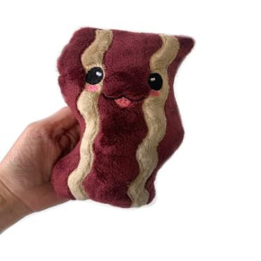 Bright Life Toys Bacon Plushie Stuffed Toy Kawaii Cute Stuffed Animal Doll Stocking Stuffer Gifts Under 20