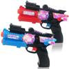 ArtCreativity Light Up Toy Guns for Kids (Set of 2), Red and Blue Space Blasters with Flashing LEDs and Sound Effects, Cool Futuristic Toy Guns for Boys and Girls, Batteries Included view 1