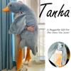 Tanha Giant Goose Plush, 6 Foot Goose Stuffed Animal, Cute Stuffed Goose, Soft Grey Duck Plush Gift for Girlfriend, Kids or Best Friend75inch, 190cm view 2