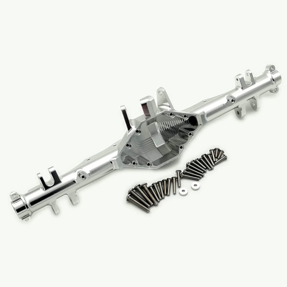 Aluminum Rear Axle Housing Gearbox Silver for Traxxas 1/7 UDR Unlimited Desert Racer Truck 8540