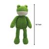 AEECASI Soft & Cute Green Frog Plush Stuffed Animal - 15.7" Long-Leg Fluffy Frog Plushie Toy, Stuffed Frog Doll Gift for Kids and Adults view 3