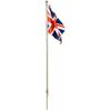 Woodland Scenics JP5959 Medium Union Jack Flag Pole view 1