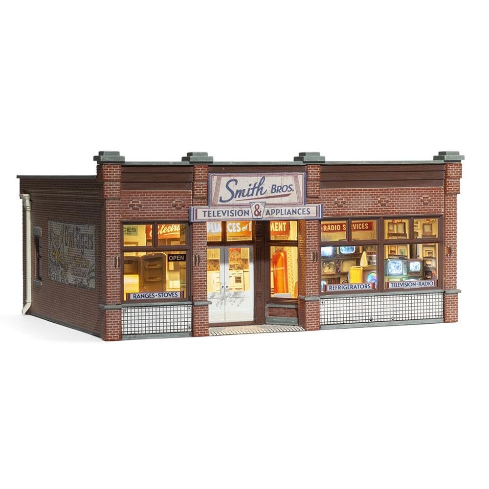 Woodland Scenics BR5873 O Smith Brothers TV & Appliance Store