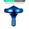 CHEETOP Precision Metal Spinning Top, Well Made Stainless Steel Spin Long Lasting Exceed 8 Mins Desktop Gyro EDC Toy, Perfect Balance Easy to Use Kill Time Efficiently (Pro Max-Royal Blue) view 3
