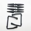 ZHIPAIJI for SJRC F7 RC Drone Quadcopter Propeller Props Maple Leaf Blade Landing Gear Landing Skid Spare Parts Kit Accessory Drone Propeller Spare Part (Color : 2PCS Landing Gear) view 2