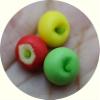 1shopforyou Realistic Fake Fruit Artificial Lifelike Mix Apple 20 pcs Dollhouse Miniatures Food Kitchen no.1 view 2