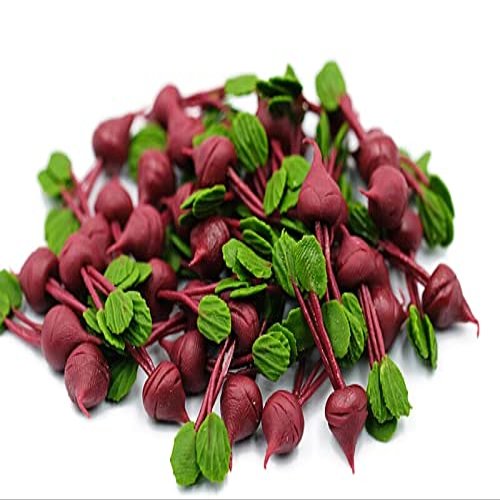 12 Beetroots Vegetable Dollhouse Miniatures Food Kitchen by 1shopforyou