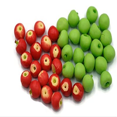 1shopforyou Realistic Fake Fruit Artificial Lifelike Mix Apple 20 pcs Dollhouse Miniatures Food Kitchen no.2