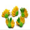 1shopforyou Realistic Fake Fruit Artificial Lifelike 2 Tone 5 Bunch of Bananas Dollhouse Miniatures Food Kitchen no.5 view 1