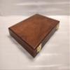 Box for Coins, velvet colour and compartments of choice customizable velvet burgundy in photo view 2