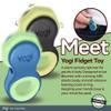 Yogi Fidget Toy  Silent Sensory Spinner for Adults & Kids  Stress Relief Fidgets for ADHD, Anxiety  Fidget Toys for Adults  Includes 5 Finger-Fit Rings  Work, School & Travel  2-Pack view 3