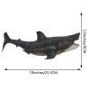 Higherbros Shark Toys with Openable Jaws The Megalodon 11" Ocean World Realistic Marine Animal Creature Action Figure, Great for Bath Toy, Beach Toys, Birthday Gifts Cake Topper view 4