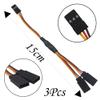 Share Goo 18Pcs 3-Pin JR Servo Extension Cable,1 JR Male to 2/3 Female JR Y Harness Servo Cable & 3.93" 5.9" 11.8" JR Extension Wire for RC Cars Trucks Airplanes Servo Receiver Connection,5 Styles view 2