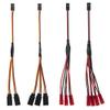 4Pcs ShareGoo 7.87" JR Plug Y Splitter Wire,JR Male to JST Female Y Harness Wire Adapter JR Servo Y Parallel Extension Cable Lead for SCX10 TRX-4 RC Crawler Receiver Servo Winch Fan Led Lights RC Boat view 1