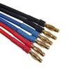 6Pack 7.87" 14AWG 4.0mm Gold Bullet Connector 4mm Banana Plug Extension Cable Male Female Wire for RC Car Boat Brushless Motor ESC view 3