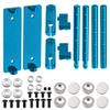 1Set ShareGoo RC Magnetic Body Post Stealth Invisible Body Shell Mount Column Kit Compatible with HSP Sakura D3 XIS Himoto HPI Tamiya TT-01 TT-02 1/10 RC Touring Car Drift Car (Blue) view 3