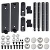 1Set ShareGoo RC Magnetic Body Post Stealth Invisible Body Shell Mount Column Kit Compatible with HSP Sakura D3 XIS Himoto HPI Tamiya TT-01 TT-02 1/10 RC Touring Car Drift Car (Black) view 3