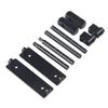 1Set ShareGoo RC Magnetic Body Post Stealth Invisible Body Shell Mount Column Kit Compatible with HSP Sakura D3 XIS Himoto HPI Tamiya TT-01 TT-02 1/10 RC Touring Car Drift Car (Black) view 4