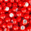 Regal Bingo-Raffle Balls Premium Red Calling Balls with Easy Read Window 7/8 (0.875) in for Large Group Games Game Night & Recreational Activities view 1
