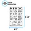 Regal Bingo Classic Bingo Sheets Only 6" x 4" - Reusable White Bingo Sheets for Family Game Night, Parties, Events & Bingo Halls - 200 Playing Sheets view 3