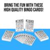 Regal Bingo Classic Bingo Sheets Only 6" x 4" - Reusable White Bingo Sheets for Family Game Night, Parties, Events & Bingo Halls - 200 Playing Sheets view 4