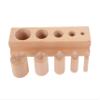 Montessori Toys for Babies 6-12 Months Wooden Knob Log Mini-Cylinder Block Preschool Learning Baby Game Sensory Toys for Kids(3 Piece Set) view 2