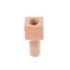 Montessori Toys for Babies 6-12 Months Wooden Knob Log Mini-Cylinder Block Preschool Learning Baby Game Sensory Toys for Kids(3 Piece Set) view 4