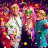 MGparty 168 PCS Mardi Gras Accessories - Masks Beads Necklaces Coins Tattoos Carnival Parade Masquerade Party Decorations Supplies view 4