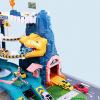 Toy Car Ramp Track Dinosaur Climbing Hills Railcar Colorful Vehicles Construction Play Set with 12 Mini Racer Cars and Track for Preschool Gifts Kids Ages 3 Years and Older (Dinosaur Hill) view 3
