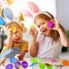 24Pack Easter Eggs with Dinosaur Toys Easter Basket Stuffers Easter Party Favors for Kids Easter Egg Hunt Filler Classroom Prizes view 2