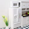 Miniature Dollhouse Fridge 1:12 Furniture Decoration Accessories Mini Refrigerator Kitchen Living Room Scene Model OrnamentsB-Silver view 4