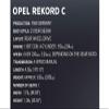 COBI Opel Rekord C-Schwarze Witwe, Black view 3