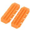 RC Recovery Ramps Board, Plastic Mini Ramps Board Sand Ladder Recovery Board Safe Lightweight RC 1/24 Crawler Sand Ladder for 1/24 RC Crawler Decoration Upgrade Parts(Orange) view 1