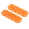 RC Recovery Ramps Board, Plastic Mini Ramps Board Sand Ladder Recovery Board Safe Lightweight RC 1/24 Crawler Sand Ladder for 1/24 RC Crawler Decoration Upgrade Parts(Orange) view 3