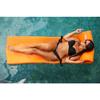 TRC Recreation Super Soft 2 Thick Vinyl Coated Foam Outdoor Swimming Pool Float Mat Adult Lounger with Built-in Roll Pillow, Navy Blue view 3