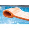 TRC Recreation Super Soft 2 Thick Vinyl Coated Foam Outdoor Swimming Pool Float Mat Adult Lounger with Built-in Roll Pillow, Navy Blue view 4