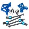 Upgrade Kit Aluminum Alloy Metal for Traxxas 1/18 LaTrax Teton Rally Desert Prerunner SST Rc Car Parts Replacement of 7615 7637 7650 7669 7532 7630(Blue) view 3