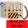 Crown Display Montessori Busy Board for Toddlers Wooden Sensory Toys for Toddlers with Light Up LED Buttons Pluggable Wires Baby 3 Year Old Gifts - Boys & Girls Educational Learning Fidget Toy view 4