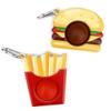 TOP TRENZ OMG Pop Fidgety Bubble Fidget Toy Stress Relief Anxiety Boredom Keychain BFF Burger and Fries 7D-TMB3-E9M8 0 view 1