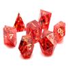 HS Dice Christmas Sharp Edge Dice Christmas Dice DND Dice Set Polyhedral Dice Set for Dungeon and Dragons MTG RPG D&D D20 D12 D10 D8 D6 D47pieces view 3