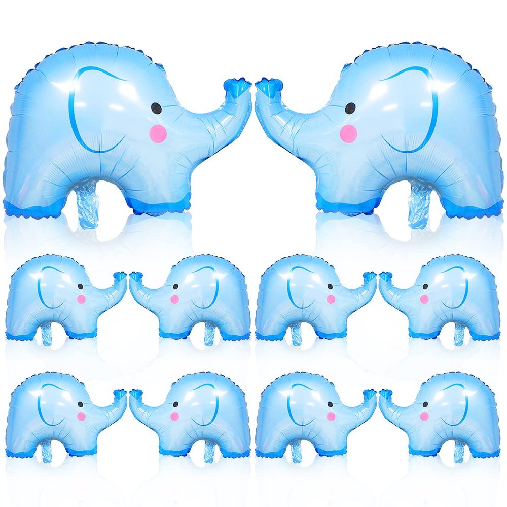 10Pcs Animal Balloon Elephant Aluminum Foil Balloon Party Balloon for Baby Shower Birthday Party Supplies Decoration