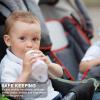 4pcs Toy Safety Straps, Socub Silicone Adjustable Baby Pacifier Teether Straps, Toddler Toy Bottle Harness Straps for Strollers, High Chair, Cribs, Bags, BPA Free view 2